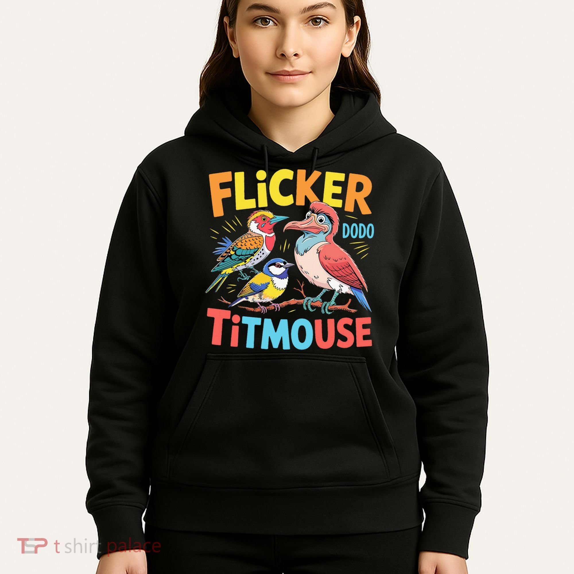 Flicker Dodo Titmouse Bird Lover Nature Lover Hoodie