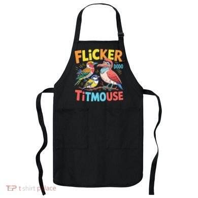 Flicker Dodo Titmouse Bird Lover Nature Lover Apron