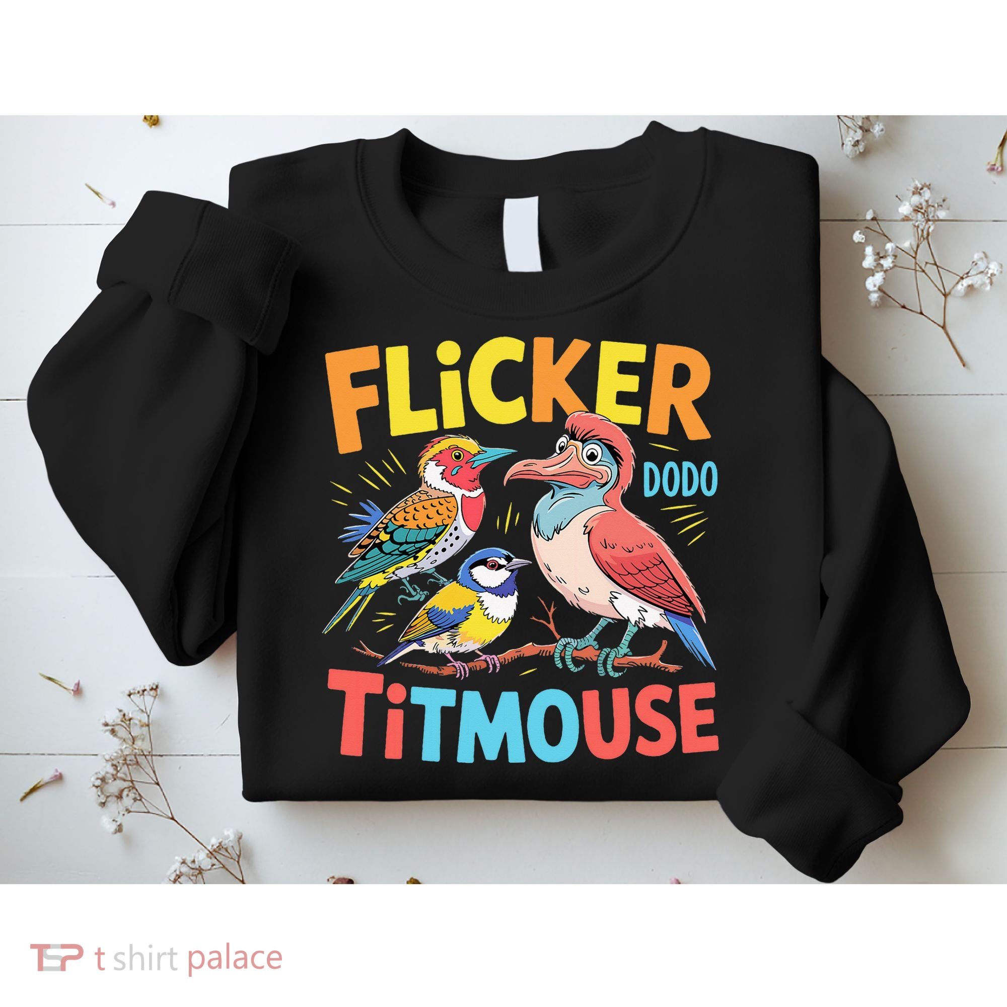 Flicker Dodo Titmouse Bird Lover Nature Lover Sweatshirt