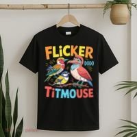 Flicker Dodo Titmouse Bird Lover Nature Lover T-Shirt thumb 2
