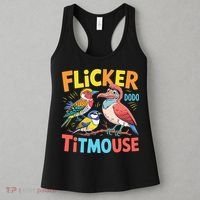 Flicker Dodo Titmouse Bird Lover Nature Lover Women's Tank Top thumb 3