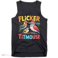 Flicker Dodo Titmouse Bird Lover Nature Lover Tank Top thumb 0
