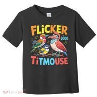 Flicker Dodo Titmouse Bird Lover Nature Lover Toddler T-Shirt thumb 0