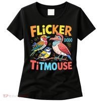 Flicker Dodo Titmouse Bird Lover Nature Lover Women's T-Shirt thumb 0