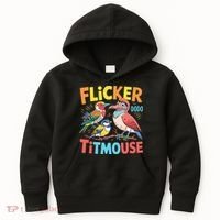 Flicker Dodo Titmouse Bird Lover Nature Lover Kids Hoodie thumb 0