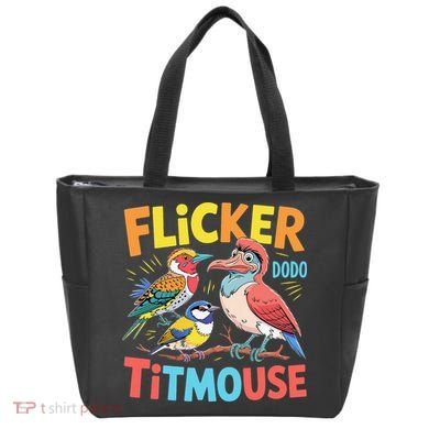 Flicker Dodo Titmouse Bird Lover Nature Lover Tote Bag