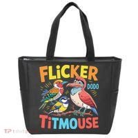 Flicker Dodo Titmouse Bird Lover Nature Lover Tote Bag thumb 0