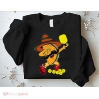 Funny Dabbing Taco Pickleball Ball Sport Lover Cinco De Mayo Sweatshirt thumb 2