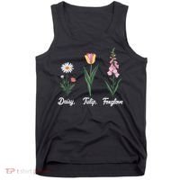 Foxglove Daisy Tulip Floral Floral Plant Tank Top thumb 0
