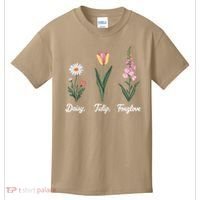 Foxglove Daisy Tulip Floral Floral Plant Kids T-Shirt thumb 0
