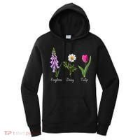Foxglove Daisy Tulip Floral Women's Hoodie thumb 0