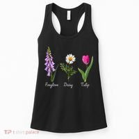 Foxglove Daisy Tulip Floral Women's Tank Top thumb 0