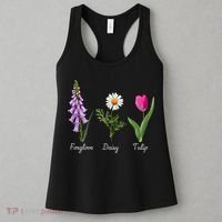 Foxglove Daisy Tulip Floral Women's Tank Top thumb 3