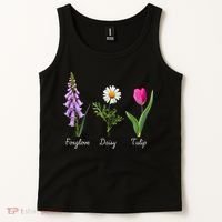 Foxglove Daisy Tulip Floral Tank Top thumb 2