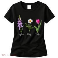 Foxglove Daisy Tulip Floral Women's T-Shirt thumb 0