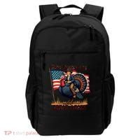 Funny Donald Trump Make Thanksgiving Turkeys Great Again Gift Backpack thumb 0