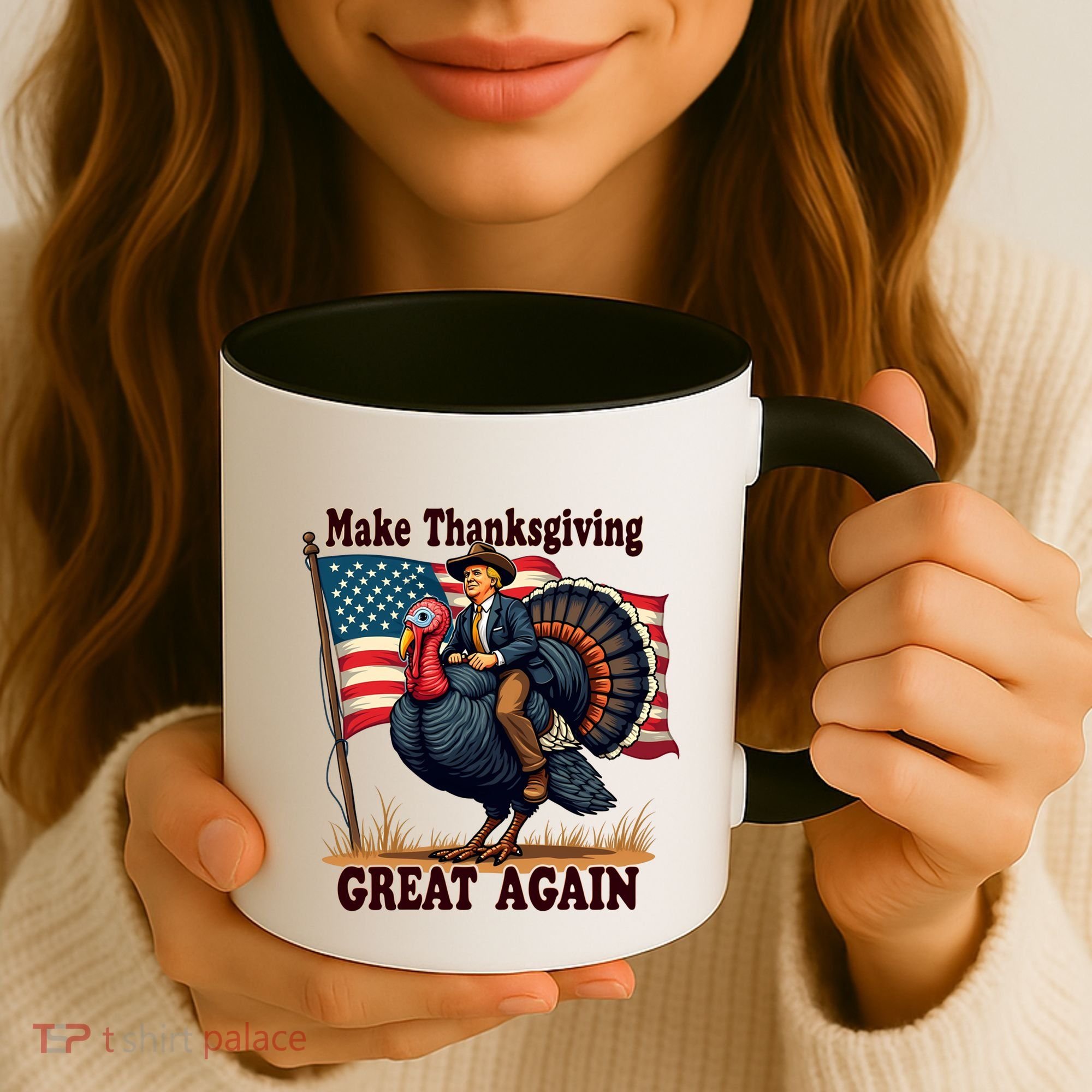 Funny Donald Trump Make Thanksgiving Turkeys Great Again Gift Coffee Mug