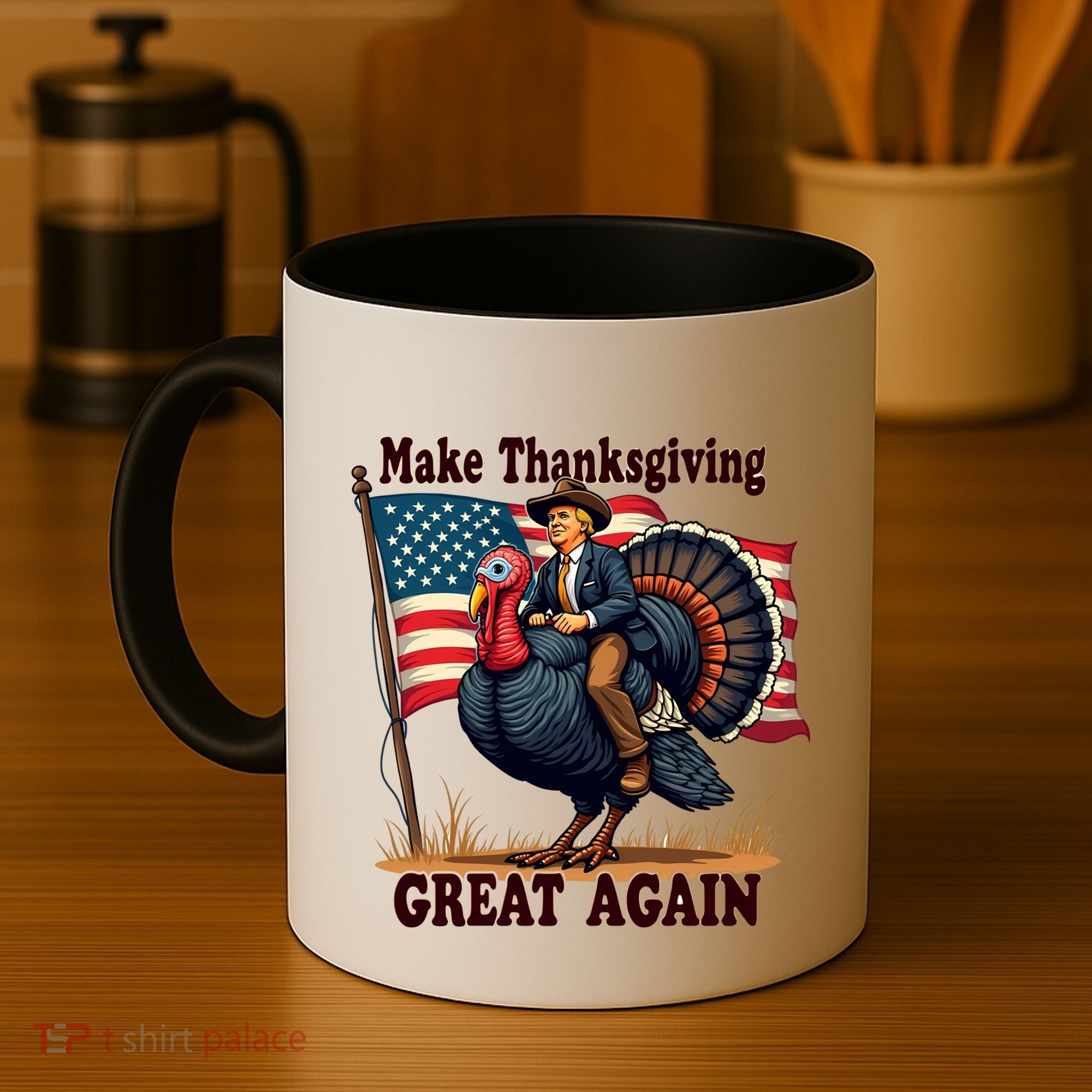 Funny Donald Trump Make Thanksgiving Turkeys Great Again Gift Coffee Mug