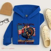 Funny Donald Trump Make Thanksgiving Turkeys Great Again Gift Hoodie thumb 4