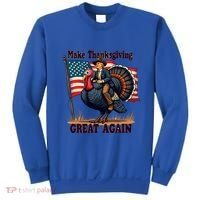 Funny Donald Trump Make Thanksgiving Turkeys Great Again Gift Sweatshirt thumb 0