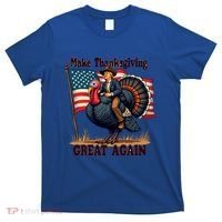 Funny Donald Trump Make Thanksgiving Turkeys Great Again Gift T-Shirt thumb 0