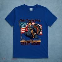 Funny Donald Trump Make Thanksgiving Turkeys Great Again Gift T-Shirt thumb 5
