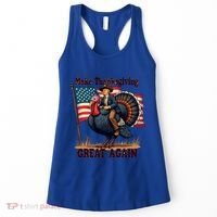 Funny Donald Trump Make Thanksgiving Turkeys Great Again Gift Women's Tank Top thumb 0