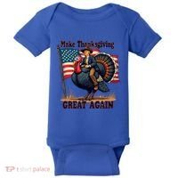 Funny Donald Trump Make Thanksgiving Turkeys Great Again Gift Baby Bodysuit thumb 0