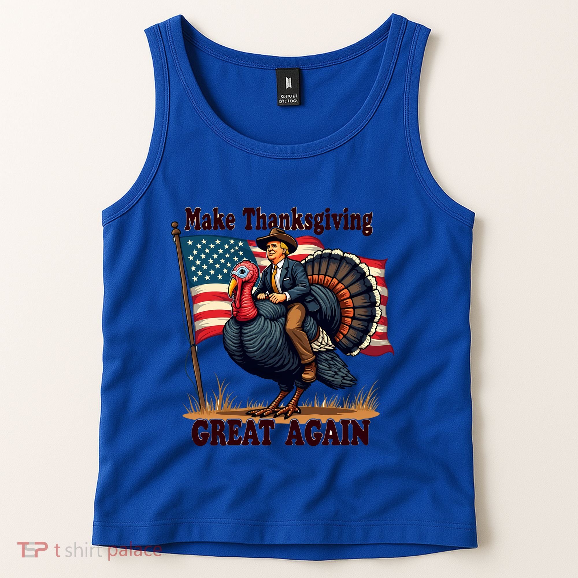 Funny Donald Trump Make Thanksgiving Turkeys Great Again Gift Tank Top