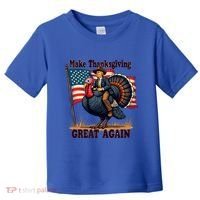 Funny Donald Trump Make Thanksgiving Turkeys Great Again Gift Toddler T-Shirt thumb 0