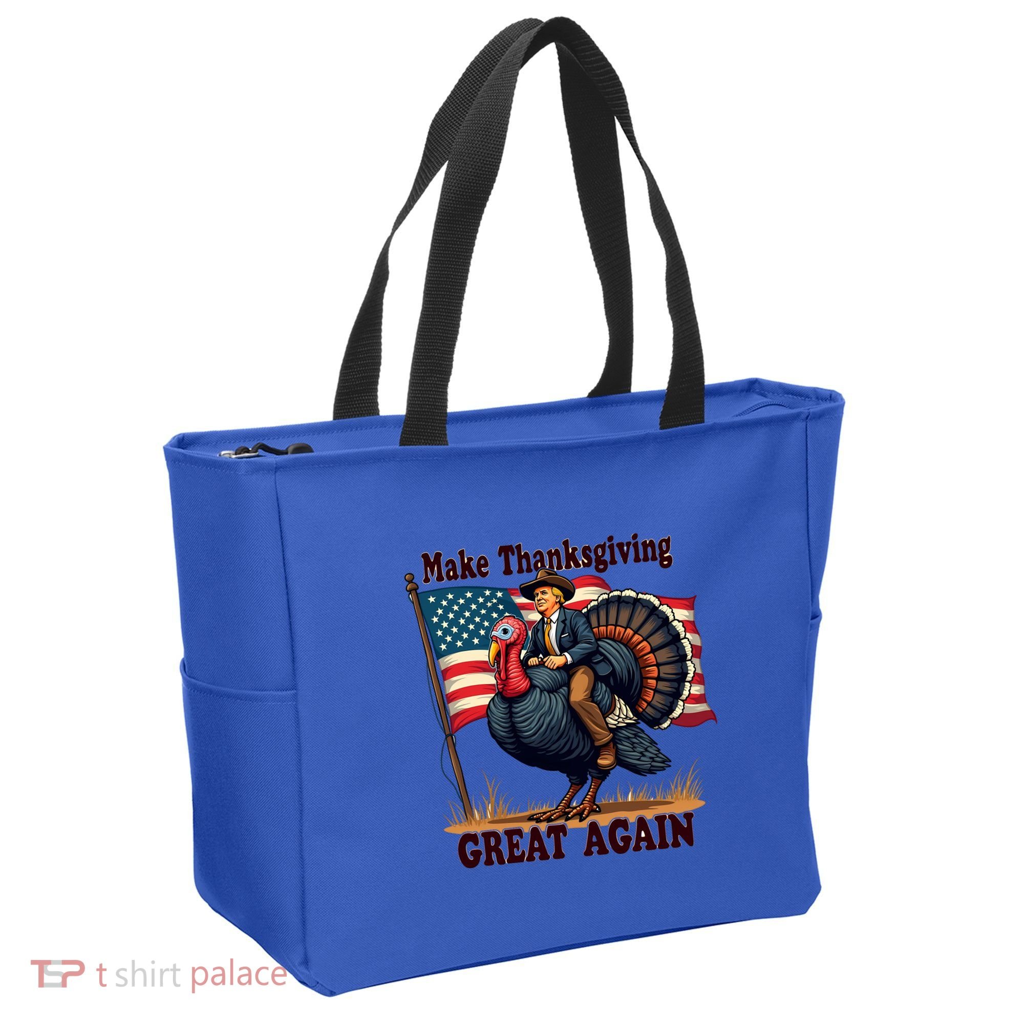Funny Donald Trump Make Thanksgiving Turkeys Great Again Gift Tote Bag