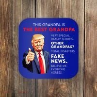 Funny Donald Trump Quote For Conservative Grandpa Coaster thumb 0