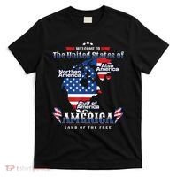Funny Donald Trump American Flag Canada Greenland Gulf Map T-Shirt thumb 0