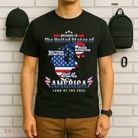 Funny Donald Trump American Flag Canada Greenland Gulf Map T-Shirt thumb 6