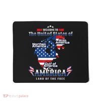 Funny Donald Trump American Flag Canada Greenland Gulf Map Mousepad thumb 0