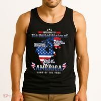 Funny Donald Trump American Flag Canada Greenland Gulf Map Tank Top thumb 3