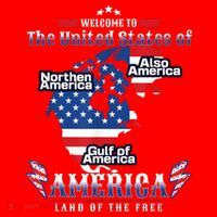 Funny Donald Trump American Flag Canada Greenland Gulf Map Santa Hat thumb 1
