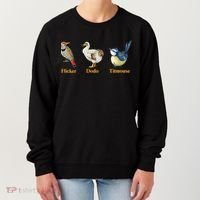 Flicker Dodo Titmouse Funny Bird Clever Birdwatcher Humor  Women's Sweatshirt thumb 0