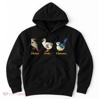 Flicker Dodo Titmouse Funny Bird Clever Birdwatcher Humor  Hoodie thumb 0