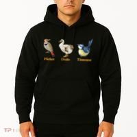 Flicker Dodo Titmouse Funny Bird Clever Birdwatcher Humor  Hoodie thumb 2