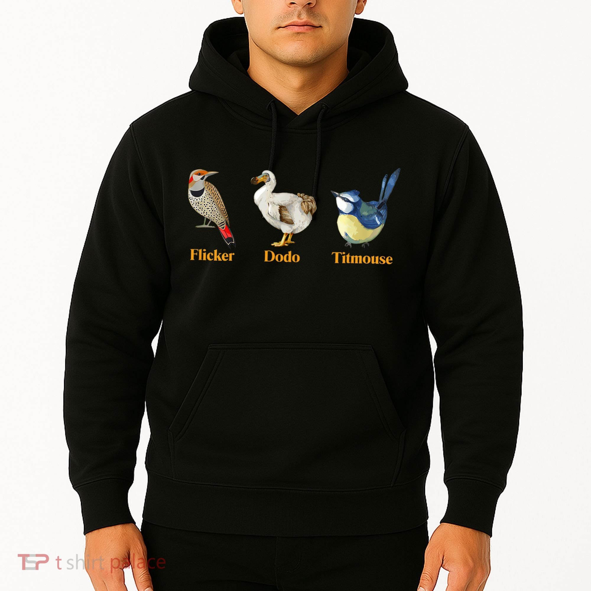 Flicker Dodo Titmouse Funny Bird Clever Birdwatcher Humor  Hoodie