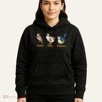Flicker Dodo Titmouse Funny Bird Clever Birdwatcher Humor  Hoodie thumb 5