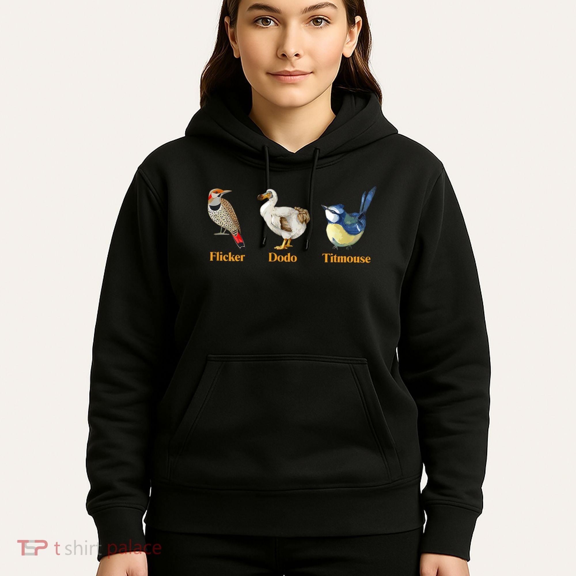 Flicker Dodo Titmouse Funny Bird Clever Birdwatcher Humor  Hoodie