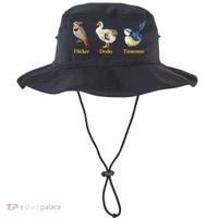 Flicker Dodo Titmouse Funny Bird Clever Birdwatcher Humor  Bucket Hat thumb 0