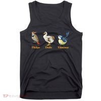 Flicker Dodo Titmouse Funny Bird Clever Birdwatcher Humor  Tank Top thumb 0