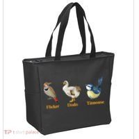Flicker Dodo Titmouse Funny Bird Clever Birdwatcher Humor  Tote Bag thumb 2