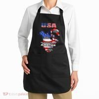 Funny Donald Trump American Flag Canada Greenland Gulf Map Apron thumb 2