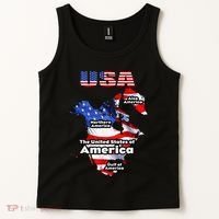 Funny Donald Trump American Flag Canada Greenland Gulf Map Tank Top thumb 2