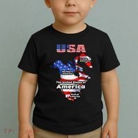 Funny Donald Trump American Flag Canada Greenland Gulf Map Toddler T-Shirt thumb 2