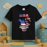 Funny Donald Trump American Flag Canada Greenland Gulf Map Toddler T-Shirt thumb 3
